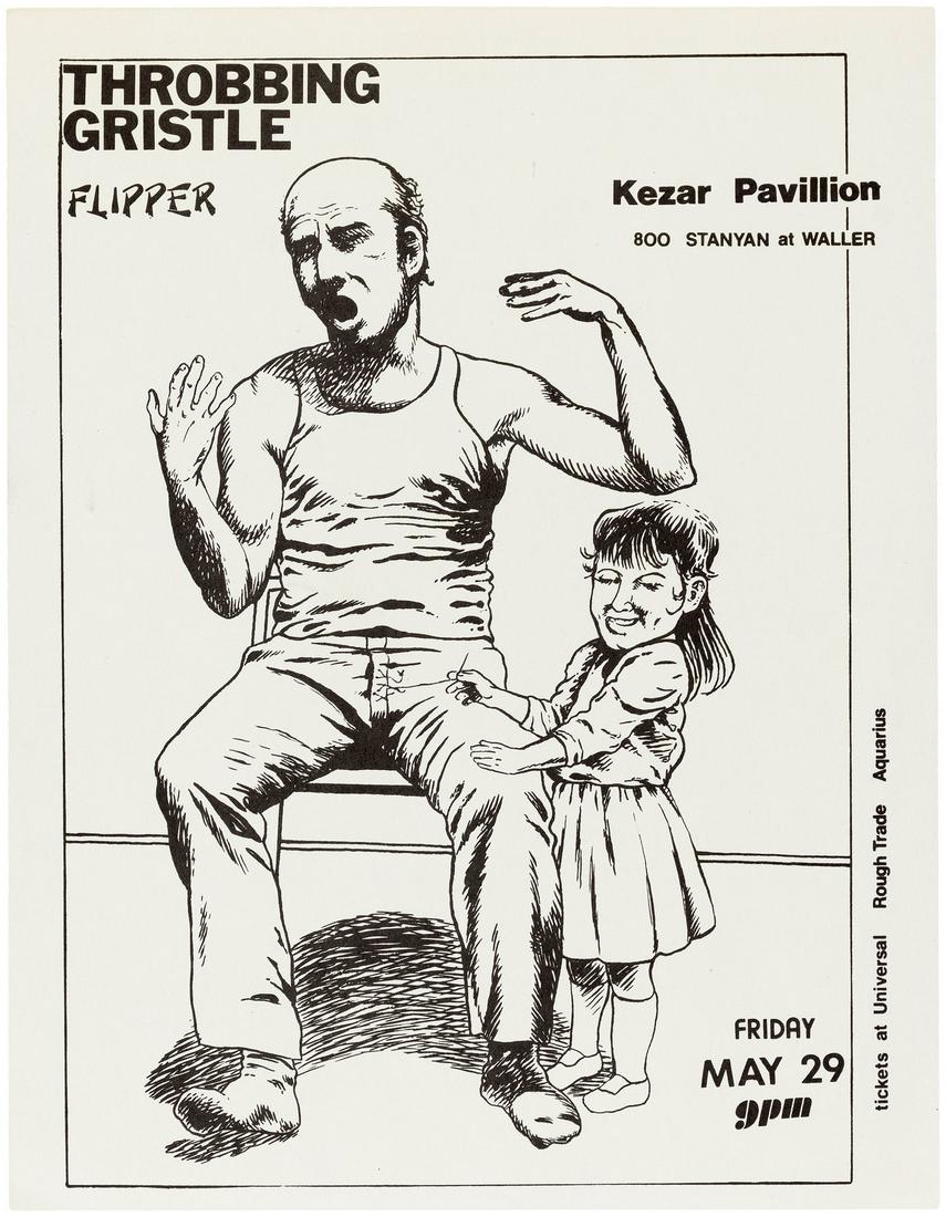 THROBBING GRISTLE & FLIPPER 1981 SAN FRANCISCO, (1 of 1)