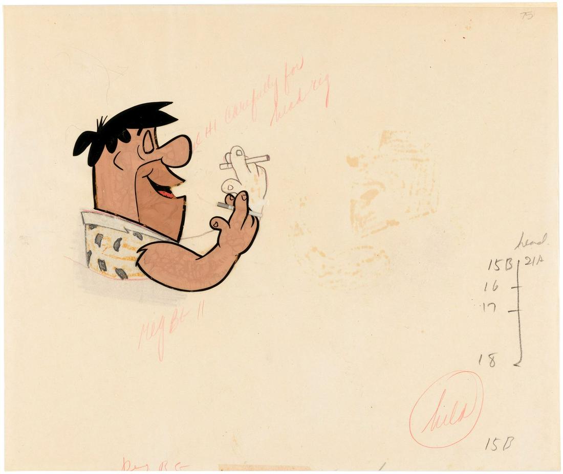 Fred Flintstone Winston Cigarette Commercial Animation