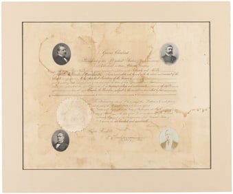 CLEVELAND SIGNED ASSISTANT SECRETARY OF THE TREASURY APPOINTMENT DOCUMENT.