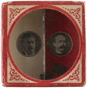 ROOSEVELT & PARKER "GET THE VOTERS OFF THE FENCE" 1904 DEXTERITY GAME.