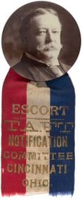 ESCORT TAFT NOTIFICATION COMMITTEE CINCINNATI OHIO RIBBON.