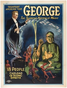 GEORGE- THE SUPREME MASTER OF MAGIC POSTER.