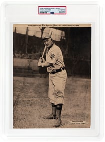 1909-13 M101-2 SPORTING NEWS SUPPLEMENTS (SEPTEMBER 23, 1909) HONUS WAGNER (HOF) PSA AUTHENTIC