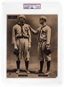 1909-13 M101-2 SPORTING NEWS SUPPLEMENTS (SEPTEMBER 1, 1910) WALTER JOHNSON (HOF) AND GABBY STREET