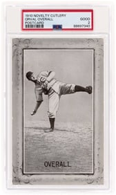 1910 PC805 NOVELTY CUTLERY POSTCARD ORVAL OVERALL PSA 2 GOOD.