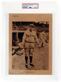 1926 M101-7 SPORTING NEWS SUPPLEMENTS (DECEMBER 30, 1926) BABE RUTH (HOF) PSA 1 POOR.