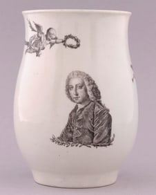 WILLIAM PITT THE ELDER BRITISH PRIME MINISTER PORCELAIN MUG.
