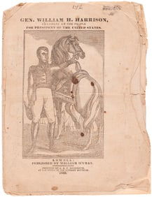 GEN. WILLIAM H. HARRISON CANDIDATE OF THE PEOPLE 1840 CAMPAIGN BIOGRAPHY.