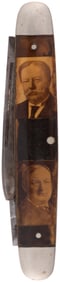 TAFT & SHERMAN REAL PHOTO PORTAIT JUGATE POCKET KNIFE.