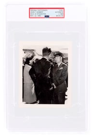 KENNEDY ASSASSINATION CECIL B. STOUGHTON TYPE 1 PHOTOGRAPH NOV. 22, 1963-JFK & JACKIE KENNEDY GREETI