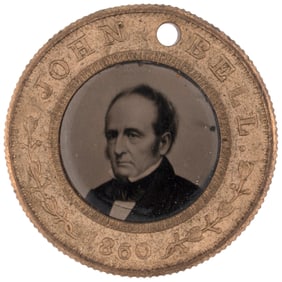 BELL & EVERETT 1860 BACK TO BACK FERROTYPE JUGATE DeWITT 1860-29.