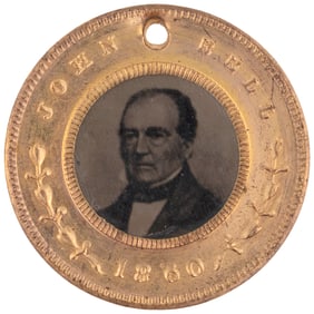BELL & EVERETT 1860 BACK-TO-BACK FERROTYPE JUGATE DeWITT 1868-28.