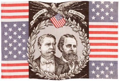 HANCOCK & ENGLISH 1880 JUGATE CLOTH BUNTING.