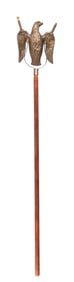 HARRISON FIGURAL DOUBLE EAGLE 1888 CAMPAIGN PARADE TORCH.