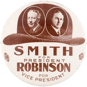 SMITH & ROBINSON BROWN DERBY HAT LITHO JUGATE- THE PREMIER 1928 JUGATE.