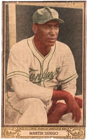 1946-47 SENSACION CUBAN BASEBALL PREMIUM MARTIN DIHIGO (HOF).