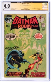 BATMAN #232 JUNE 1971 CGC JSA AUTHENTIC AUTOGRAPH 4.0 VG (FIRST RA'S AL GHUL).