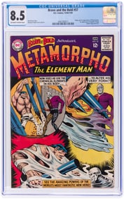 BRAVE AND THE BOLD #57 DECEMBER 1964-JANUARY 1965 CGC 8.5 VF+ (FIRST METAMORPHO).