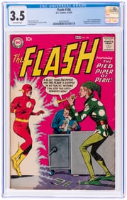 FLASH #106 APRIL-MAY 1959 CGC 3.5 VG- (FIRST GORILLA GRODD & PIED PIPER).