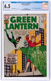 GREEN LANTERN VOL. 2 #7 JULY-AUGUST 1961 CGC 6.5 FINE+ (FIRST SINESTRO).