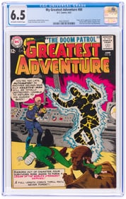 MY GREATEST ADVENTURE #80 JUNE 1963 CGC 6.5 FINE+ (FIRST DOOM PATROL).