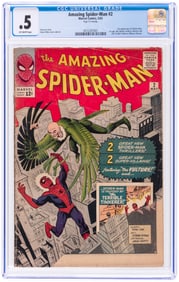 AMAZING SPIDER-MAN #2 MAY 1963 CGC 0.5 POOR (FIRST VULTURE).