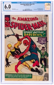 AMAZING SPIDER-MAN #16 SEPTEMBER 1964 CGC 6.0 FINE.