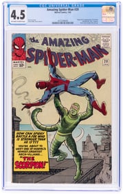 AMAZING SPIDER-MAN #20 JANUARY 1965 CGC 4.5 VG+ (FIRST SCORPION).