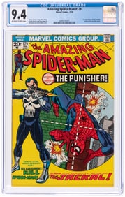 AMAZING SPIDER-MAN #129 FEBRUARY 1974 CGC 9.4 NM (FIRST PUNISHER).