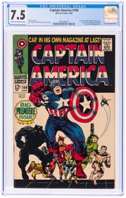 CAPTAIN AMERICA #100 APRIL 1968 CGC 7.5 VF-.