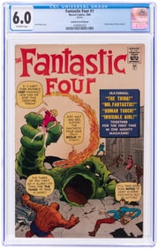 GOLDEN RECORD REPRINT - FANTASTIC FOUR #1 1966 CGC 6.0 FINE.