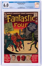 FANTASTIC FOUR #11 FEBRUARY 1963 CGC 6.0 FINE (FIRST IMPOSSIBLE MAN).
