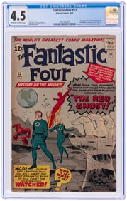 FANTASTIC FOUR #13 APRIL 1963 CGC 4.5 VG+ (FIRST RED GHOST & WATCHER).