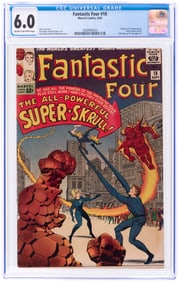 FANTASTIC FOUR #18 SEPTEMBER 1963 CGC 6.0 FINE (FIRST SUPER-SKRULL).