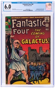 FANTASTIC FOUR #48 MARCH 1966 CGC 6.0 FINE (FIRST SILVER SURFER & GALACTUS).