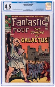 FANTASTIC FOUR #48 MARCH 1966 CGC 4.5 VG+ (FIRST SILVER SURFER & GALACTUS).