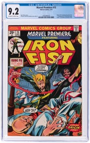 MARVEL PREMIERE #15 MAY 1974 CGC 9.2 NM- (FIRST IRON FIST).
