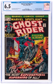 MARVEL SPOTLIGHT #5 AUGUST 1972 CGC 6.5 FINE+ (FIRST GHOST RIDER).