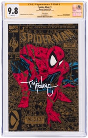 SPIDER-MAN #1 AUGUST 1990 CGC 9.8 NM/MINT SIGNATURE SERIES (GOLD EDITION).