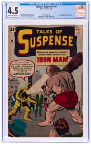 TALES OF SUSPENSE #40 APRIL 1963 CGC 4.5 VG+.