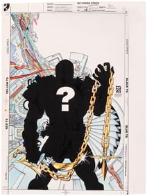 HARDWARE #16 COMIC BOOK COVER ORIGINAL COLOR ART BY NOELLE GIDDINGS.