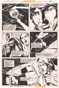 STAR WARS #5 COMIC BOOK PAGE ORIGINAL ART BY HOWARD CHAYKIN.