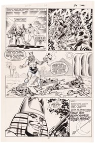 WEST COAST AVENGERS VOL. 2 #20 COMIC BOOK PAGE ORIGINAL ART BY AL MILGROM.