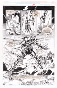 SPIDER-MAN #36 (MAXIMUM CARNAGE) COMIC BOOK PAGE ORIGINAL ART BY TOM LYLE.