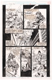SPIDER-MAN #37 (MAXIMUM CARNAGE) COMIC BOOK PAGE ORIGINAL ART BY TOM LYLE.