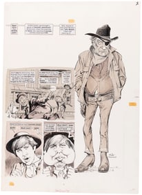 TRUE FAT (TRUE GRIT) MOVIE SPOOF MAD MAGAZINE #133 FULL STORY ORIGINAL ART BY MORT DRUCKER.