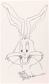 BUGS BUNNY ORIGINAL ART SKETCH BY FRIZ FRELENG.