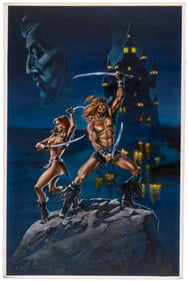 THE BLADE MASTER MOVIE POSTER (1982) ORIGINAL ART BY DUNCAN EAGLESON.