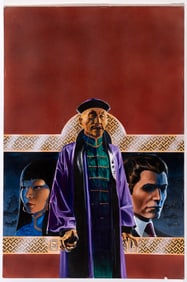 ROBERT E. HOWARD'S LORD OF THE DEAD NOVEL (1981) COLOR COVER & TEN B/W PLATES ORIGINAL ART BY DUNCAN