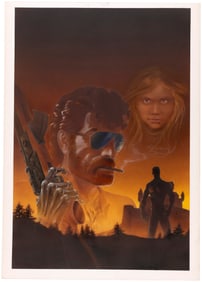 FANTASY & SCIENCE FICTION MAGAZINE COVER (JUNE 1987) ORIGINAL ART BY DUNCAN EAGLESON.